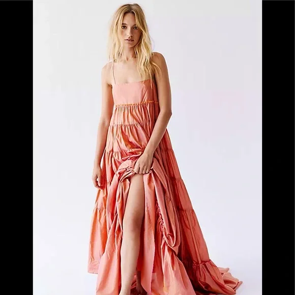 ISO Free People Enough with the Tiers Maxi Dress - Picture 1 of 3